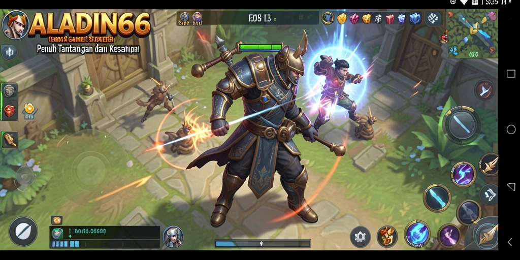 Screenshot gameplay ALADIN66 yang menampilkan aksi strategi mendebarkan.