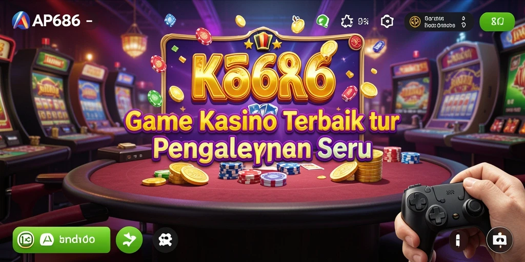Tampilan gameplay Kasino yang menegangkan dan mengasyikkan.