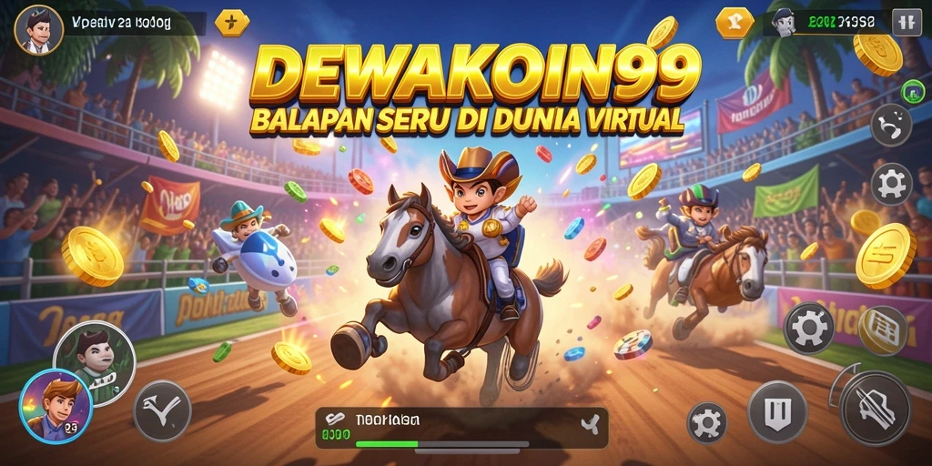 Gameplay menegangkan dari DEWAKOIN99 yang penuh aksi balapan.