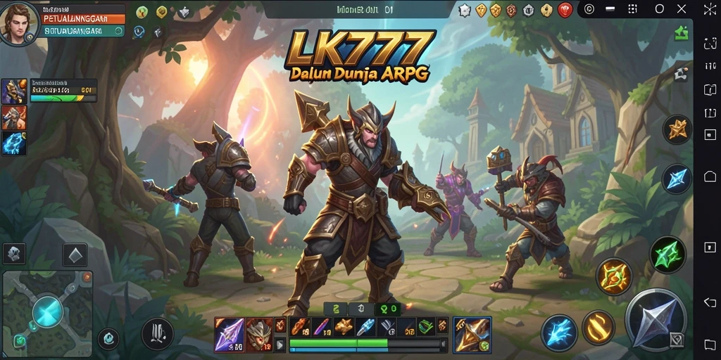 Tampilan menawan dari gameplay ARPG yang seru.