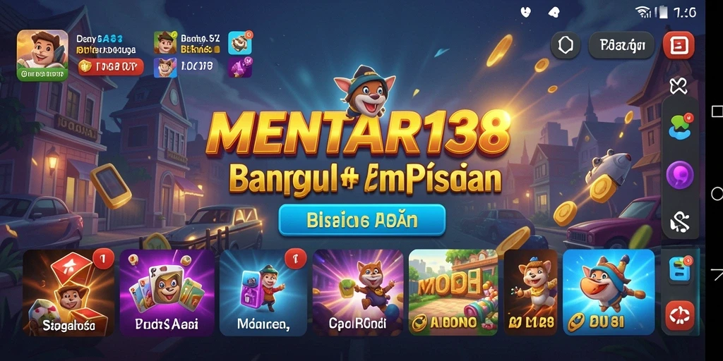 Screenshot gameplay MENTARI138 menampilkan pengelolaan bisnis yang dinamis dan menarik.