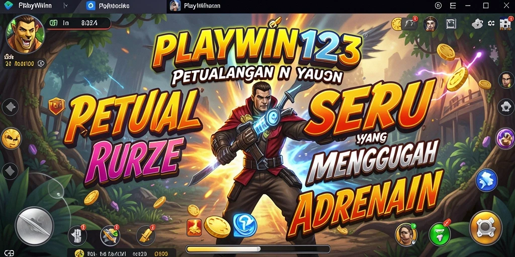 Tangkapan layar gameplay PLAYWIN123 menunjukkan petualangan mendebarkan di dunia fantasi.