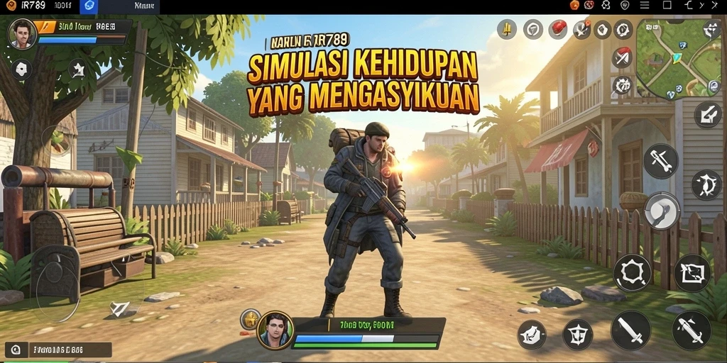 Gameplay menarik dari RR789 yang mendukung simulasi kehidupan.