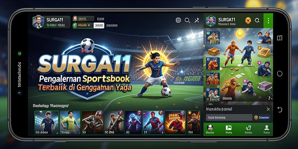 Screenshot SURGA11 menampilkan pengalaman taruhan olahraga yang menarik dan interaktif.